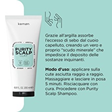 Kemon Purity Scalp Clay Hair Treatment Clay Mask Purifying 200ml