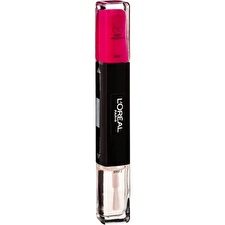 L`Oreal Paris L'oreal Paris Infallible Nail Polish 2-in-1 010 Keep Magenta 2x 5ml
