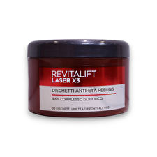 L`Oreal Paris L'oreal Paris Revitalift Laser X3 Glycolic Acid Anti-ageing Peel-off Pads 30 Pcs