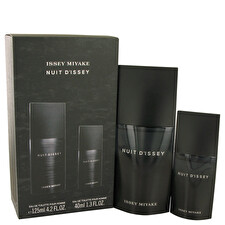 Issey Miyake Nuit D'issey Gift Set - Eau De Toilette Spray + 1.3 oz Eau De Toilette Spray