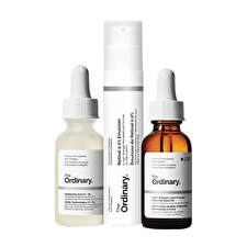 The Ordinary The Nightly Set Emulsion 15ml/rose Hip Seed Oil 30ml/hyaluronic Acid 2% & B5 30ml 75ml