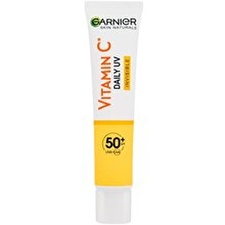 Garnier Brightening Protective Facial Fluid Spf 50+ Vitamin C (daily Uv Invisible) 40ml