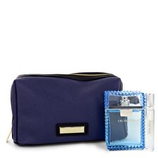 Versace Versace Man Gift Set - Eau Fraiche Eau De Toilette Spray + 0.3 oz Mini Eau De Toilette Eau Fraiche Spray In Versace Blue Pouch