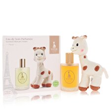Sophie La Girafe Eau De Soin Parfumee Gift Set - Scented Skincare Water (Alcohol-Free) + 1 Sophie La Girafe Soft Toy