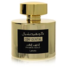 Lattafa Confidential Private Gold Eau De Parfum Spray (Unisex Unboxed) 100ml/3.4oz