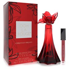 Christian Siriano Ooh La Rouge For Women - 2 Pc Gift Set 90ml/3.4oz Eau De Parfum Spray 0.21oz Red Lip Gloss 90ml/3.4oz