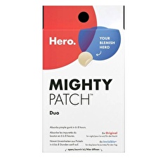 Hero. Mighty Patch Duo The Original & Invisible Hydrocolloid Patches - Náplasti Na Nedokonalosti Pleti 12 Ks