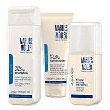 Marlies Moller Xmas Set Set Marlies Moller: Lift-up Hair Conditioner For Volume 100ml & Finally Strong Hair Spray For Styling Strong Hold 125ml & Daily Volume Hair Shampoo 200ml
