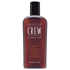 American Crew Classic Vegan Hair Shampoo Conditioner & Shower Gel 3-in-1 For Moisturizing 100ml