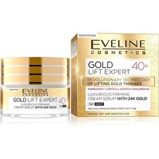 Eveline Cosmetics Gold Lift Expert Luxurious Firming Cream Serum 40+ - Liftingový Zpevňující Krém Proti Vráskám 50ml
