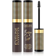 Eveline Cosmetics Brow & Go! Eyebrow Mascara - Gel Pro úpravu Obočí 6ml 0ml