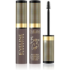 Eveline Cosmetics Brow & Go! Eyebrow Mascara - Gel Pro úpravu Obo?í 6ml 0ml