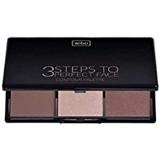 Wibo 3 Steps To Perfect Dark Matte Contouring Palette Dark 3 Shades 10 G