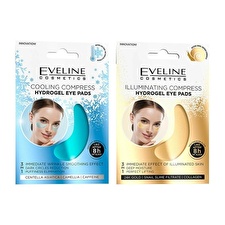Eveline Cosmetics Cooling Compress Hydrogel Eye Pads - Maska Na Oči Pro Všechny Typy Pleti 2.0ks