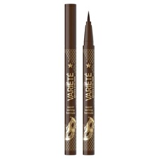 Eveline Cosmetics Variete Precise Eyeliner Brush Liquid Eyeliner 02 Brown 4ml