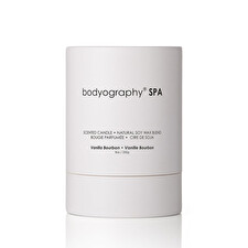 Bodyography Spa Scented Soy Wax Candle Vanilla Bourbon