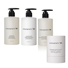 Bodyography Spa Trio Set Plus Free Candle