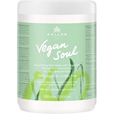 Kallos Vegan Soul Nourishing Hair Mask - Nourishing Mask For Dry Hair 1000ml