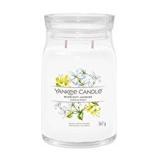 Yankee Candle Aromatic Candle Signature Glass Large Midnight Jasmine 567 G