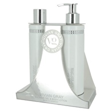 Vivian Gray White Crystal Body Care Gift Set With Xvii