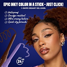 Nyx Professional Make Up Epic Inky Stix Eyeliner Cream Gel Waterproof #off-grid Gray 0.1 Gr