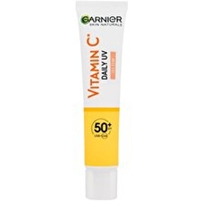 Garnier Protective Facial Fluid With Mineral Pigments Spf 50+ Vitamin C (daily Uv Glow) 40ml