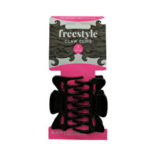 Freestyle Medium Claw Clip Black 2 Piece