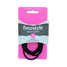 Freestyle Sports Bands Black 6 Piece