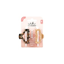 Invisibobble Clipstar M Golden Roar Hair Clip 2 Pcs