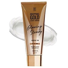 Dripping Gold Self-tanning Cream Medium/dark Glowing Steady (gradual Tan) 200ml