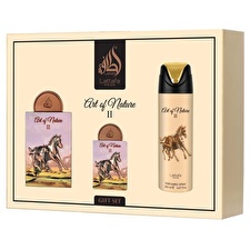 Lattafa Perfumes Art Of Nature Ii Gift Set Eau De Parfum Deospray 200ml And Eau De Parfum 20ml 100ml