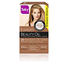 Taky Natural Oils Depilatory Facial Wax Strips 20 Units