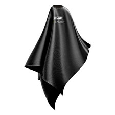 Wahl 5 Star Barbers Pin Stripe Cape Black