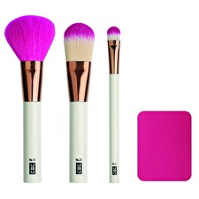 Ubu - Urban Beauty United Face On Makeup Brush Kit Lot 4 Pcs