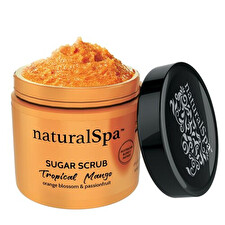 Natural Spa Sugar Scrub Tropical Mango Orange Blossom & Passionfruit 500g