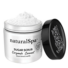 Natural Spa Sugar Scrub Organic Coconut Desert Lime & Vanilla 500g