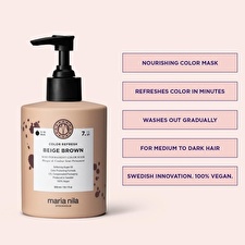Maria Nila Color Refresh Beige Brown Mask 7.23 - Tónovací Maska 300ml
