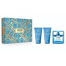 Versace Man Eau Fraiche Gift Set Eau De Toilette 50ml Shower Gel Man Eau Fraiche 50ml After Shave Balm Man Eau Fraiche 50ml 50ml