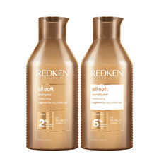 Redken All Soft Shampoo And Conditioner 500ml Bundle Duo