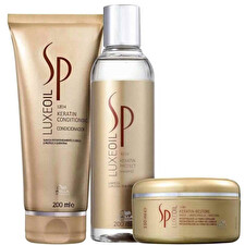 Wella Sp Luxeoil Keratin Shampoo Conditioner Mask Trio