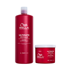 Wella Ultimate Repair Shampoo 1000ml And Mask 500ml