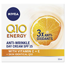 Nivea Q10 Power & Vitamin C Energy Face Moisturiser Spf15 50ml