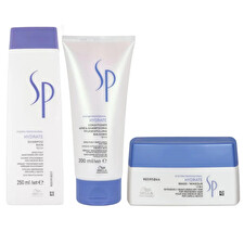 Wella Sp Hydrate Shampoo Conditioner & Mask Trio