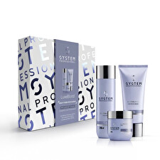 Wella System Professional Luxeblond Trio Anti Brass Brassiness & Repair Trio Pack