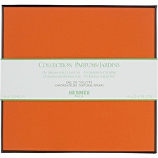 Hermes Set Hermes: Un Jardin A Cythere Eau De Toilette Unisex 15ml & Un Jardin Sur Le Nil Eau De Toilette Unisex 15ml & Le Jardin De Monsieur Li Eau De Toilette For Women 15ml & Un Jardin Sur La Lagune Eau De Toilette Unisex 15ml