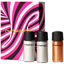 Mac Sprinkle Of Magic Set Mac: Mini Loose Glitter Eyeshadow Gold 2.5 G & Mini Loose Glitter Eyeshadow Red 2.5 G & Mini Loose Glitter Eyeshadow Bronze 2.5 G