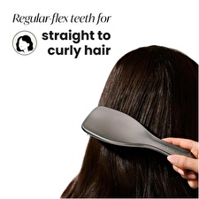 Tangle Teezer Ultimate Detangler Chrome Midnight Silver Hair Brush