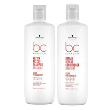 Schwarzkopf Professional Bc Clean Performance Repair Rescue Shampoo & Conditioner 1000ml Duo