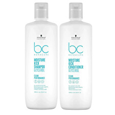 Schwarzkopf Professional Bc Clean Performance Moisture Kick Shampoo & Conditioner 1000ml Duo