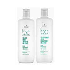 Schwarzkopf Professional Bc Volume Boost Clean Performance Shampoo & Conditioner 1000ml Duo